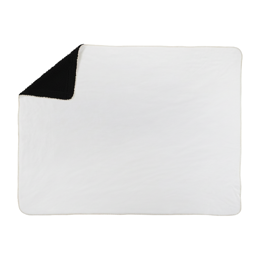 Black Sherpa Blanket 50"x60"